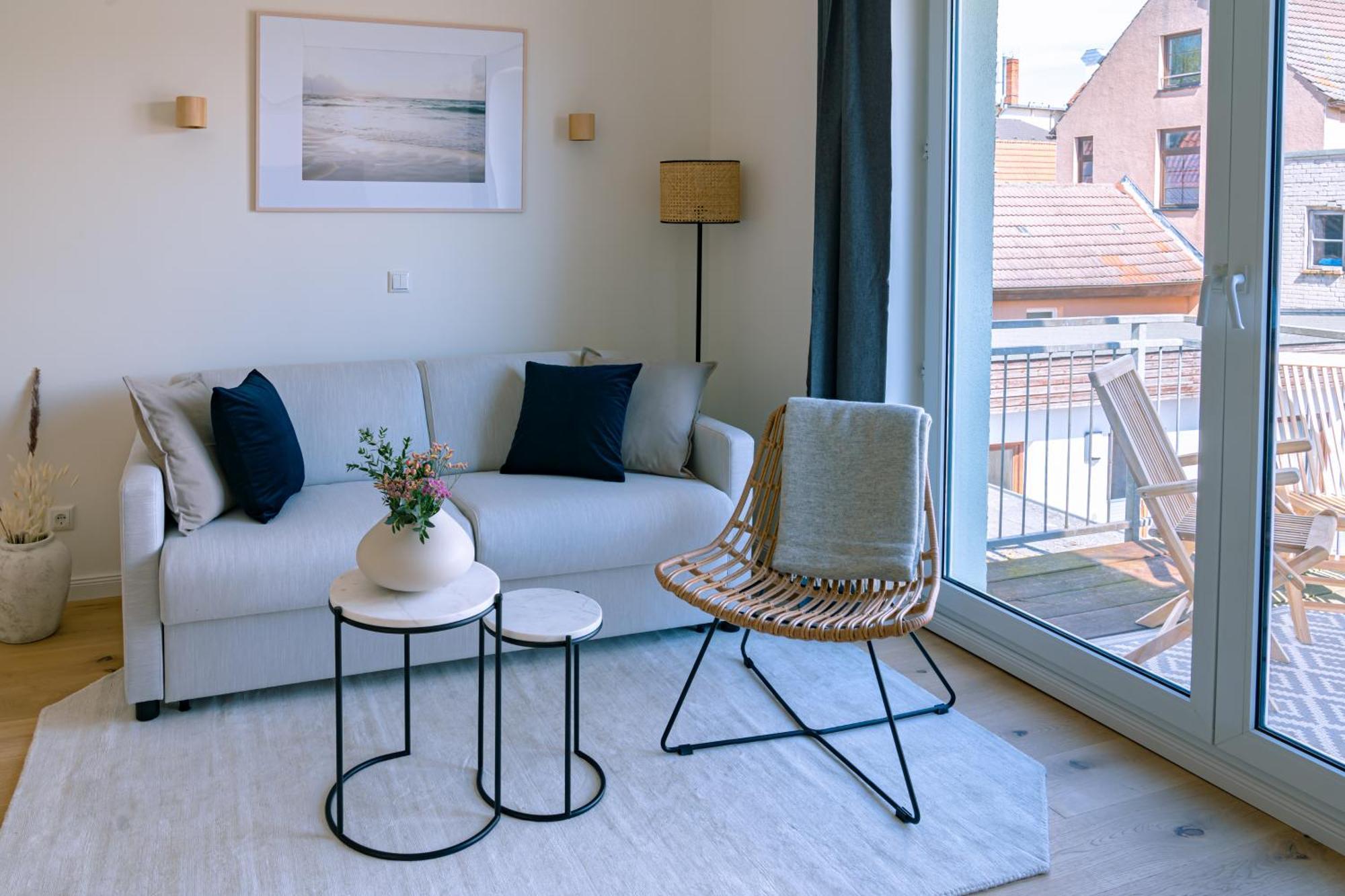 Kapitaenshaus Friedrich Franz - Premium Apartments 200 Meter Vom Strand Und Alten Strom Rostock Eksteriør billede